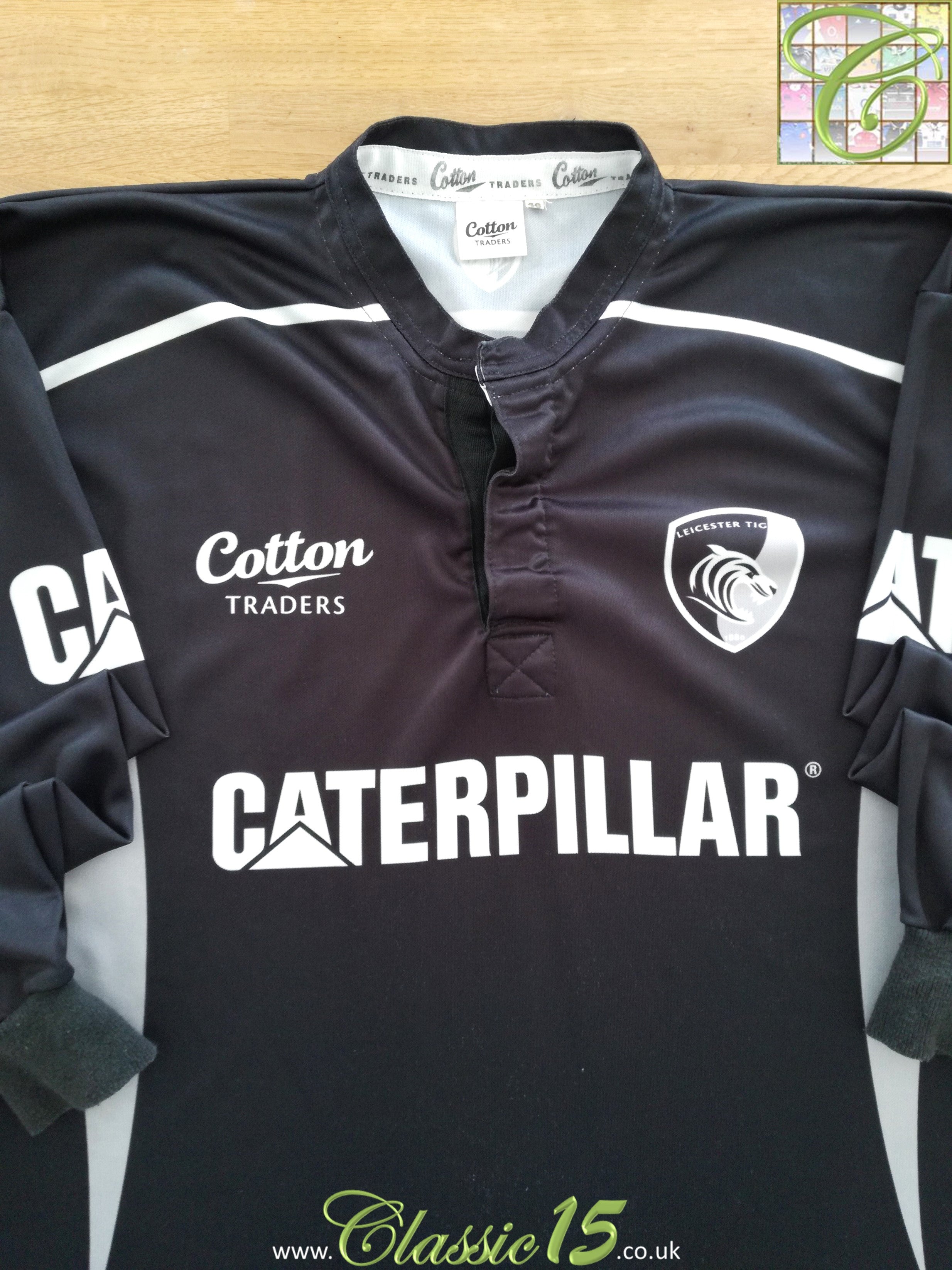 2011/12 Leicester Tigers Player Issue Rugby Training Shirt #45 (L)