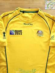 2011 Australia Home World Cup Rugby Shirt