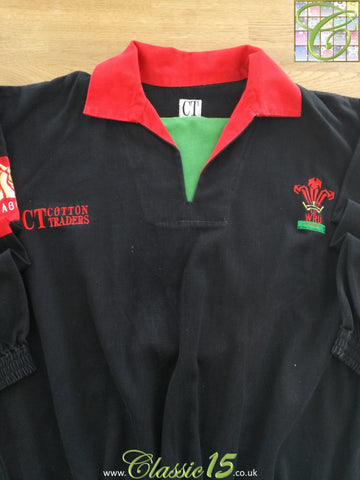 1991/92 Wales Rugby Training Drill Top