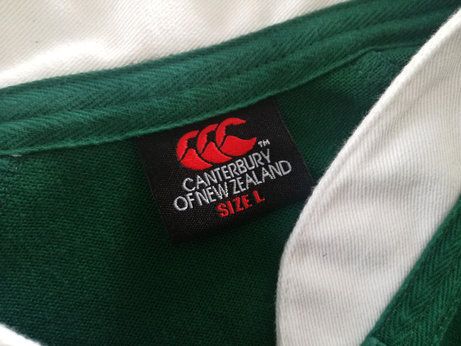 2007/08 Ireland Home Rugby Shirt. (L)