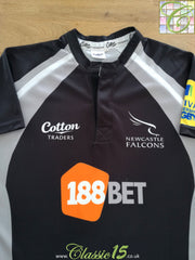 2010/11 Newcastle Falcons Home Player Issue Premiership Rugby Shirt