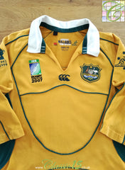 2007 Australia Home World Cup Rugby Shirt