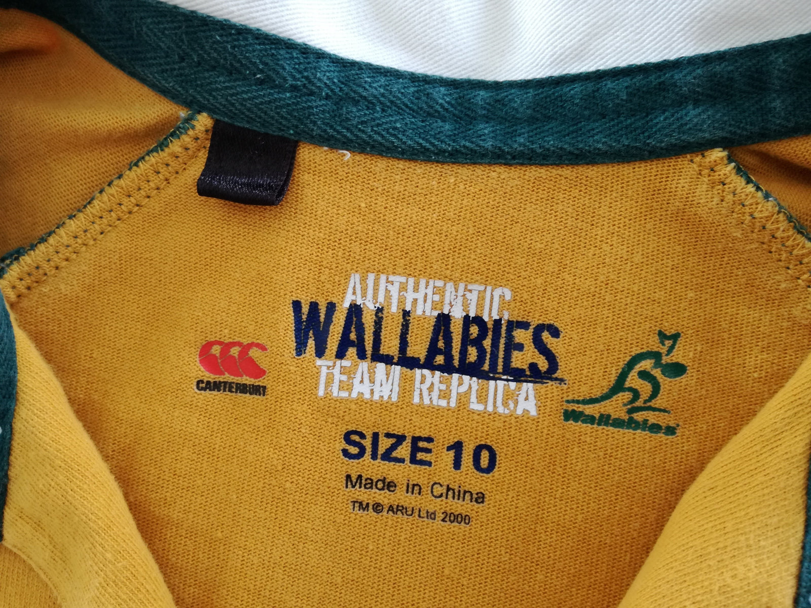 2007 Australia Home World Cup Rugby Shirt (W) (Size 10)