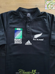 2003 New Zealand Home 'Limited Edition' Rugby World Cup Shirt