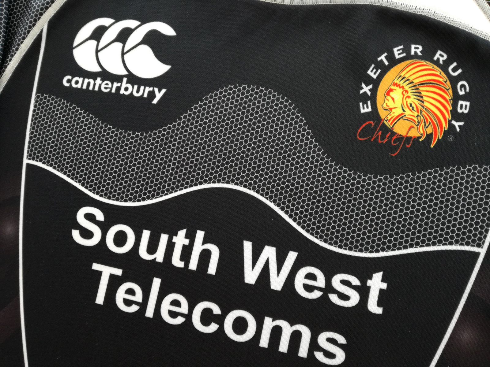 2007/08 Exeter Chiefs Home Rugby Shirt (M)