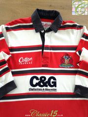 2003/04 Gloucester Home Long Sleeve Rugby Shirt