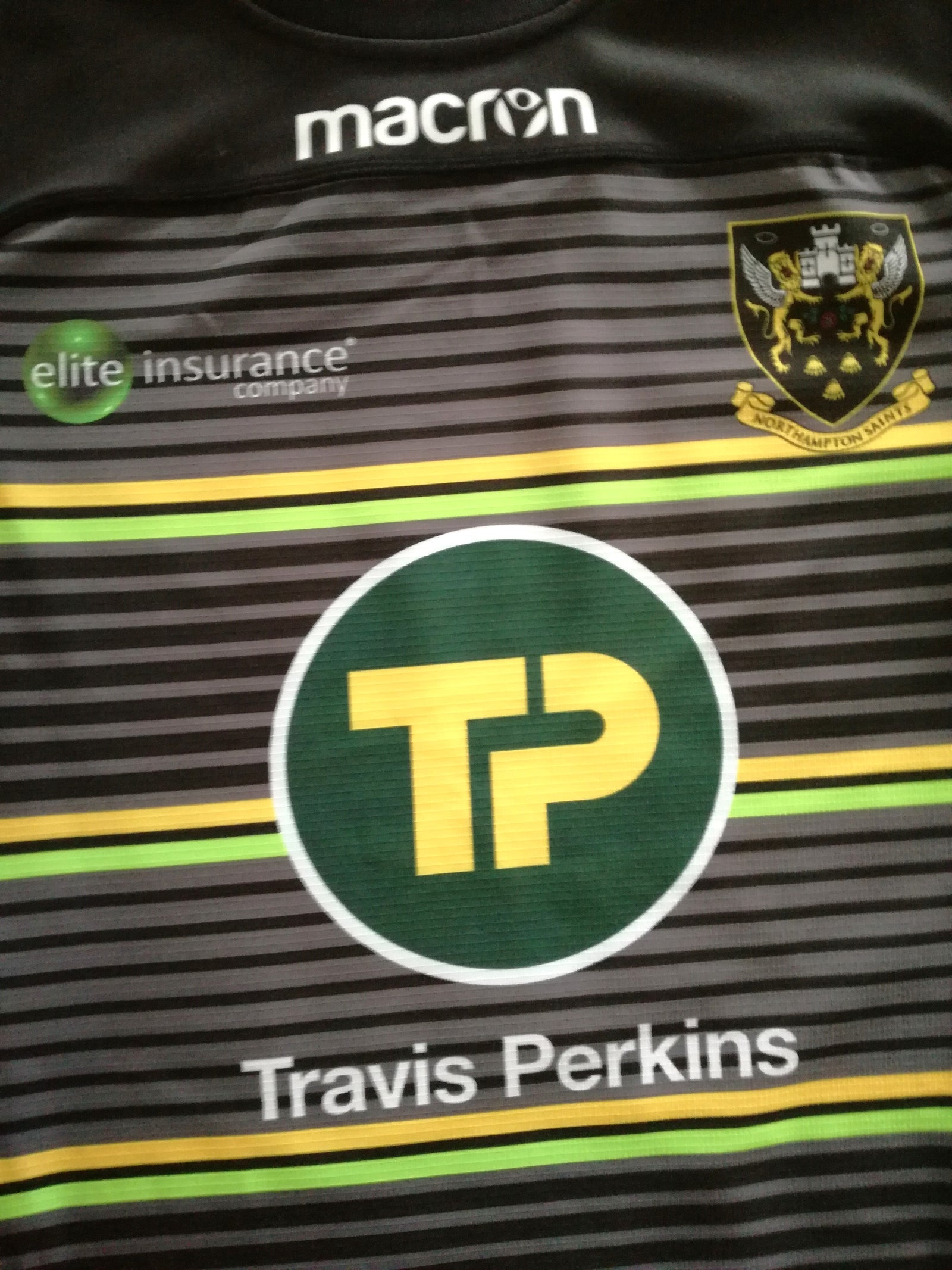 2017/18 Northampton Saints European Player Issue Rugby Shirt (4XL)