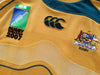 2007 Australia Home World Cup Player Issue Rugby Shirt. (L)