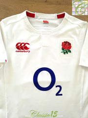 2016/17 England Home Vapodri+ Rugby Shirt