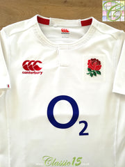 2016/17 England Home Player Issue Rugby Shirt