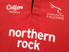 2008/09 Newcastle Falcons Rugby Training Shirt - Red (XXL)