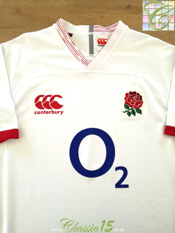 2019/20 England Home Vapodri Rugby Shirt (L)