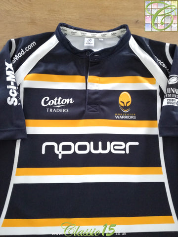 2009/10 Worcester Warriors Home Premiership Player Issue Rugby Shirt