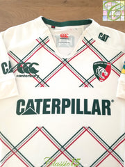 2013/14 Leicester Tigers Away Premiership Player Issue Rugby Shirt
