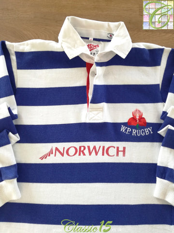 1996 Western Province Home Long Sleeve Rugby Shirt