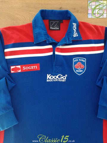 2002/03 Grenoble Home Long Sleeve Rugby Shirt