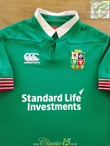 2017 British & Irish Lions Vapodri+ Rugby Training Shirt - Green (L)