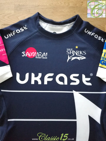2016/17 Sale Sharks Home Premiership Player Issue Rugby Shirt
