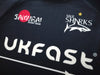 2016/17 Sale Sharks Home Premiership Player Issue Rugby Shirt (L)