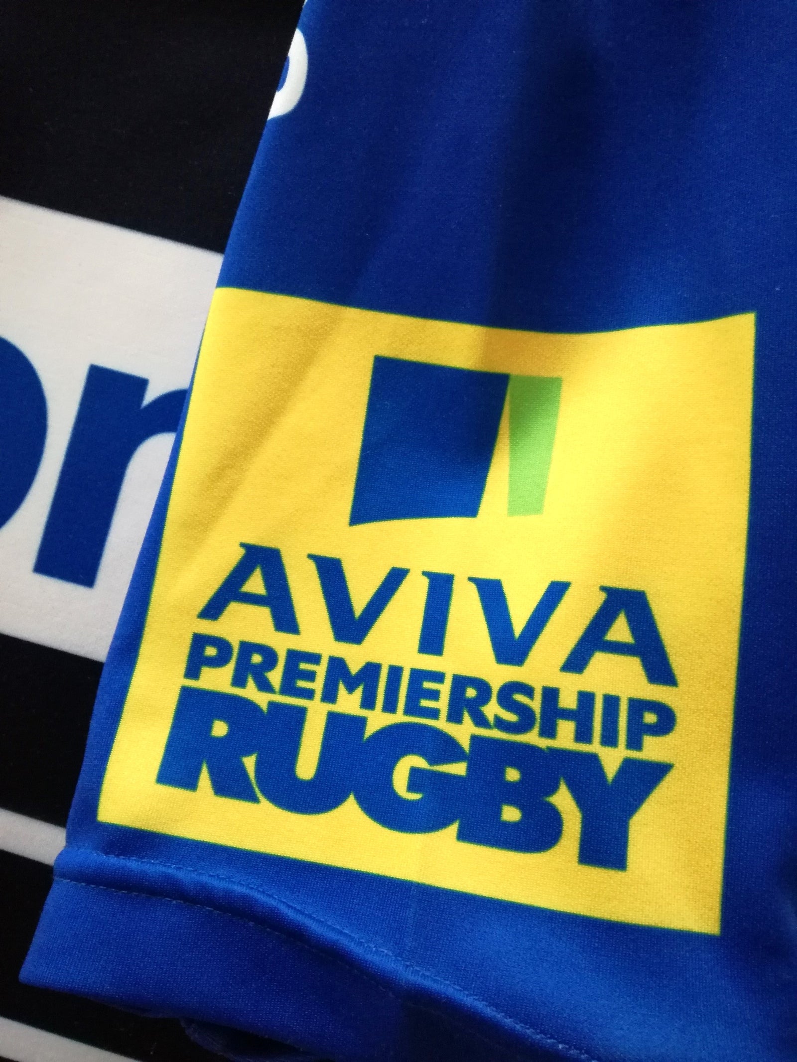 2015/16 Sale Sharks Home Premiership Player Issue Rugby Shirt (L)