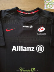 2018/19 Saracens Home Player Issue Rugby Shirt