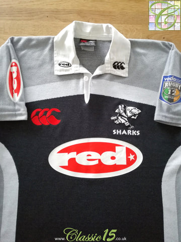 2001 Sharks Home Super12 Rugby Shirt (M)