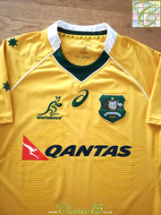 2016 Australia Home World Cup Pro-Fit Rugby Shirt