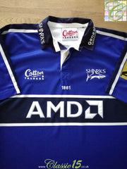 2001/02 Sale Sharks Home Player Issue Rugby Shirt