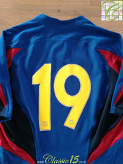 2005/06 Barcelona Home Player Issue Rugby Shirt #19 (XL)