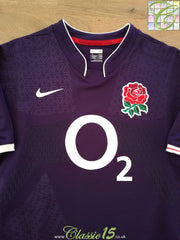 2009/10 England Away Player Issue Rugby Shirt