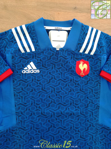 2018 France Home Player Issue Rugby Shirt