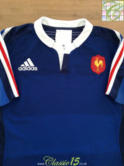 2013/14 France Home Player Issue Rugby Shirt