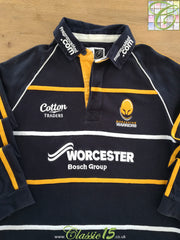 2011/12 Worcester Warriors Home Long Sleeve Rugby Shirt