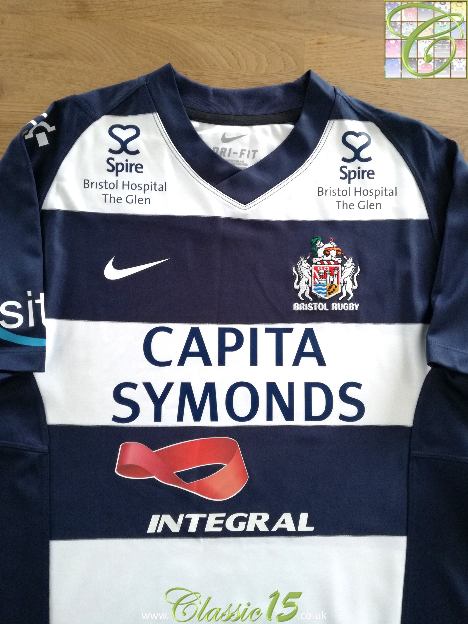 2010/11 Bristol Rugby Training Shirt (S)