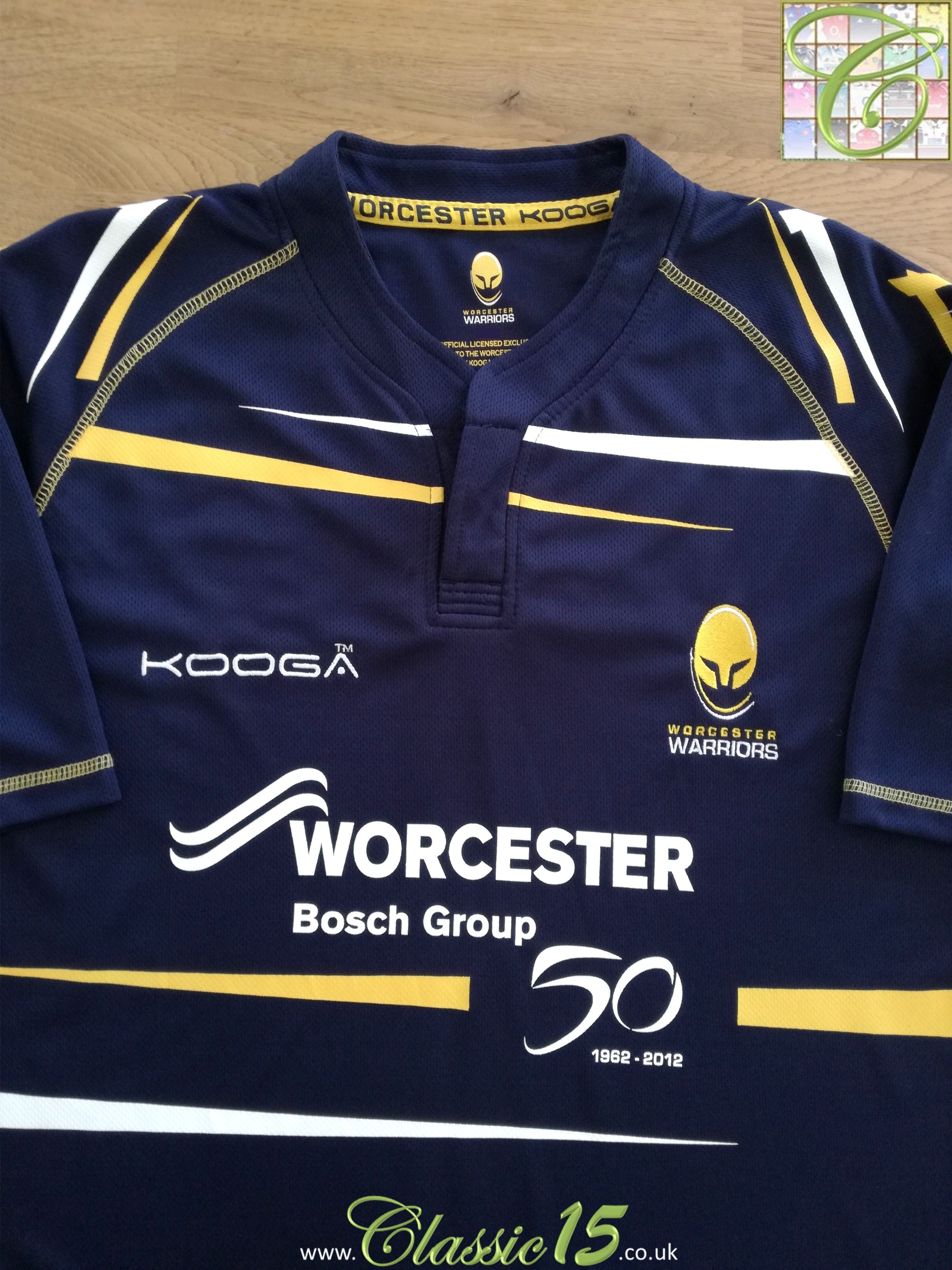 2012/13 Worcester Warriors Home Rugby Shirt
