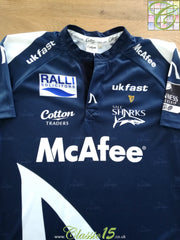 2008/09 Sale Sharks Home Premiership Player Issue Rugby Shirt