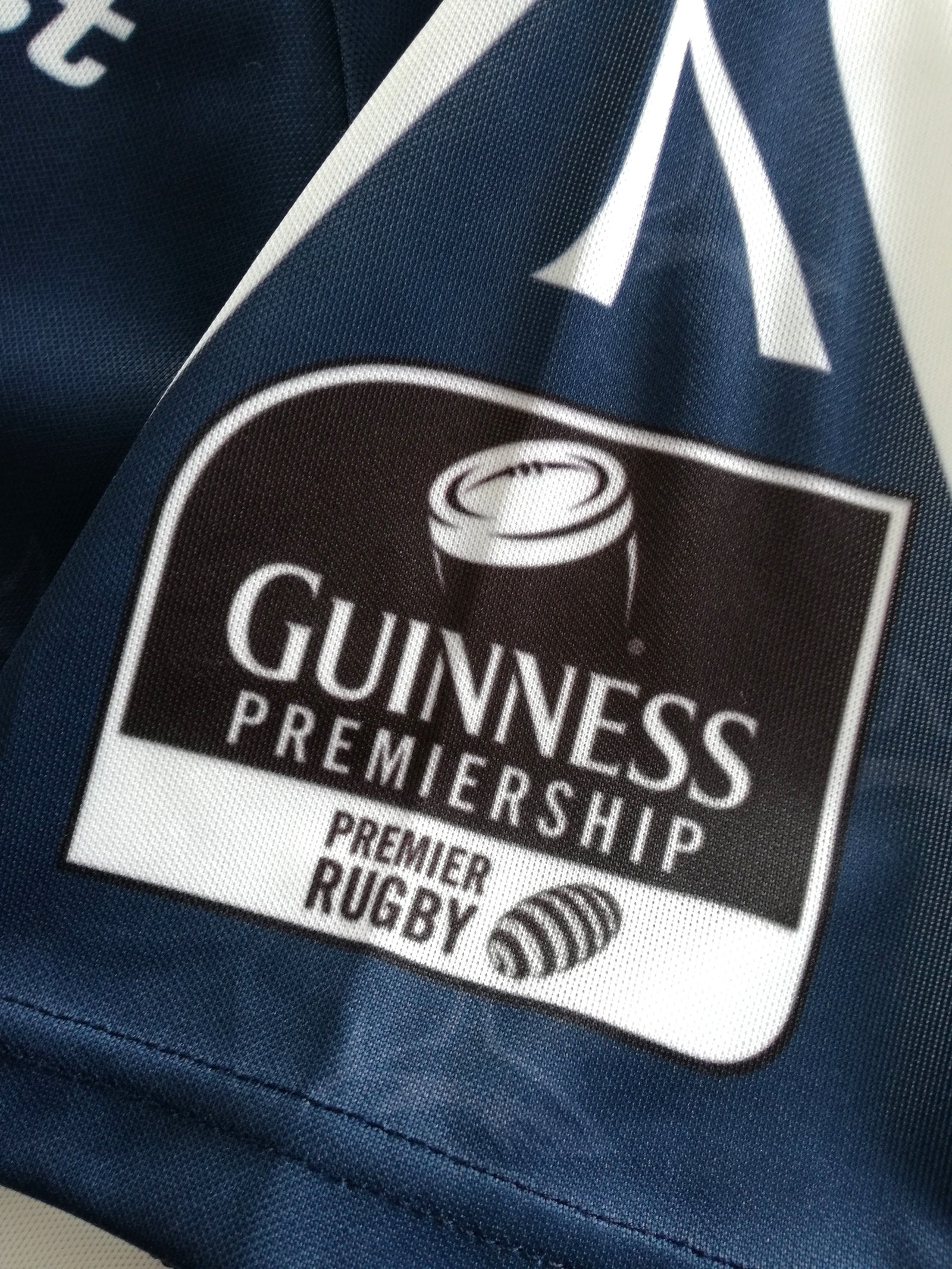 2008/09 Sale Sharks Home Premiership Player Issue Rugby Shirt (XXL)