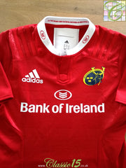 2015/16 Munster Home Player Issue Rugby Shirt
