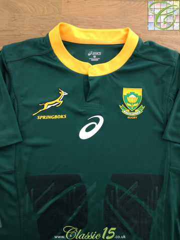 2018 South Africa Home Player Issue Rugby Shirt