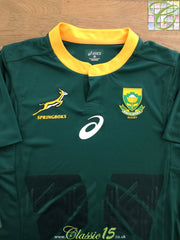 2018 South Africa Home Player Issue Rugby Shirt