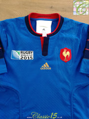 2015 France Home Player Issue World Cup Rugby Shirt