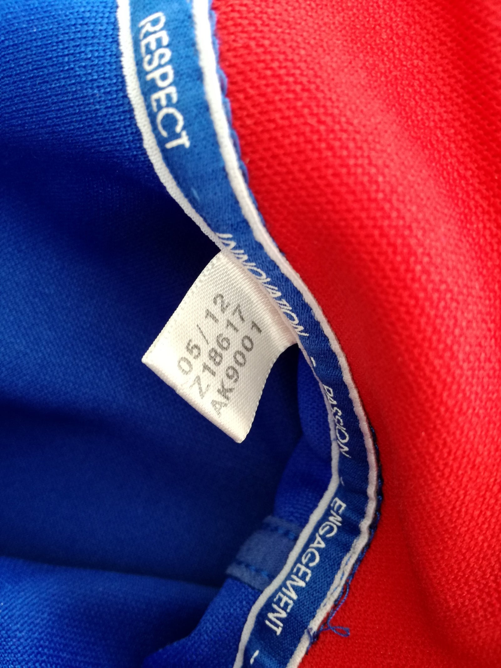 2012/13 France Home Player Issue Rugby Shirt (XL) (EU 10)