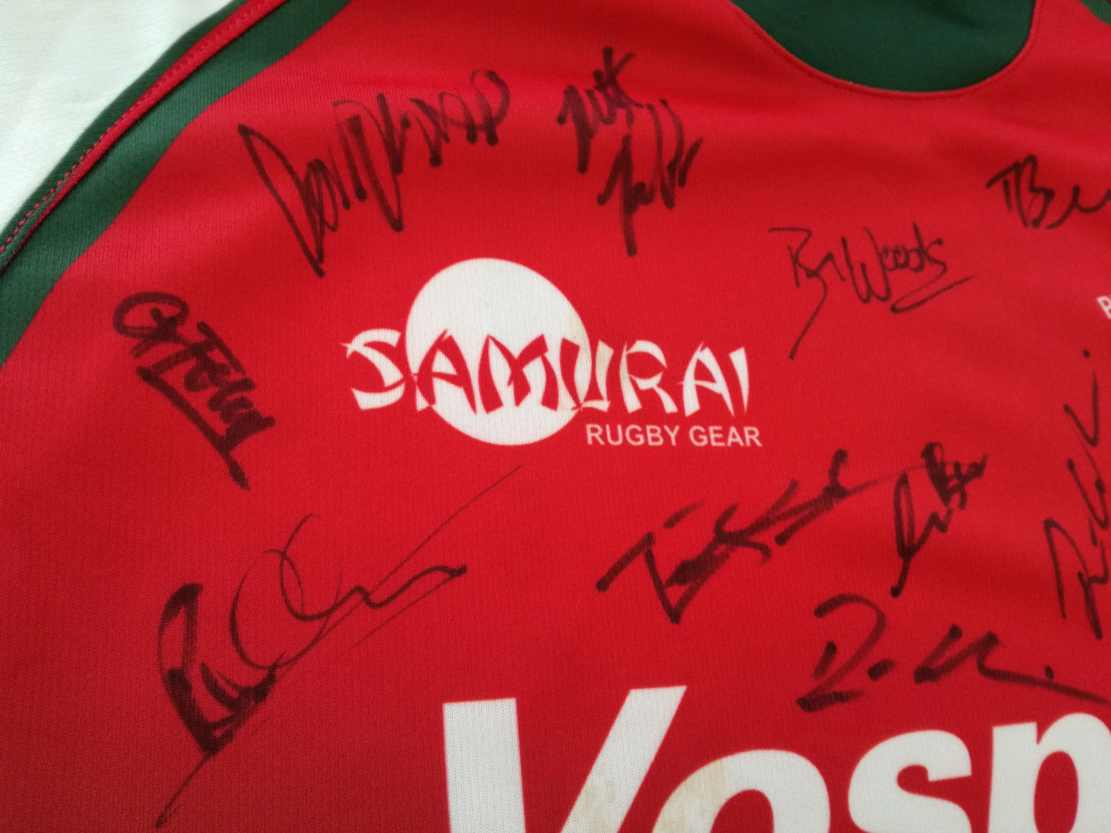 2015/16 Plymouth Albion Home Championship Rugby Shirt (Signed) (S)
