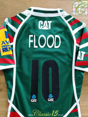 2012/13 Leicester Tigers Home Premiership Player Issue Rugby Shirt Flood #10