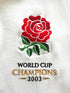 2003 England Home 'World Cup Champions' Rugby Shirt. (XXL)
