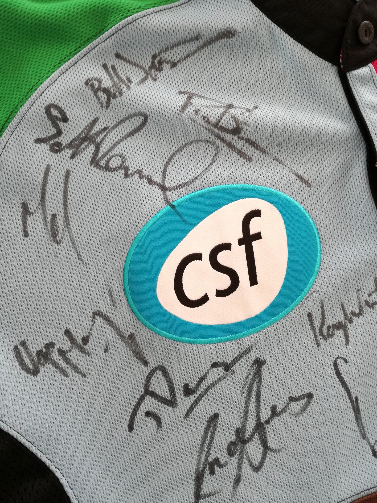 2003/04 Harlequins Home Pro-Fit Rugby Shirt (Signed) (L)