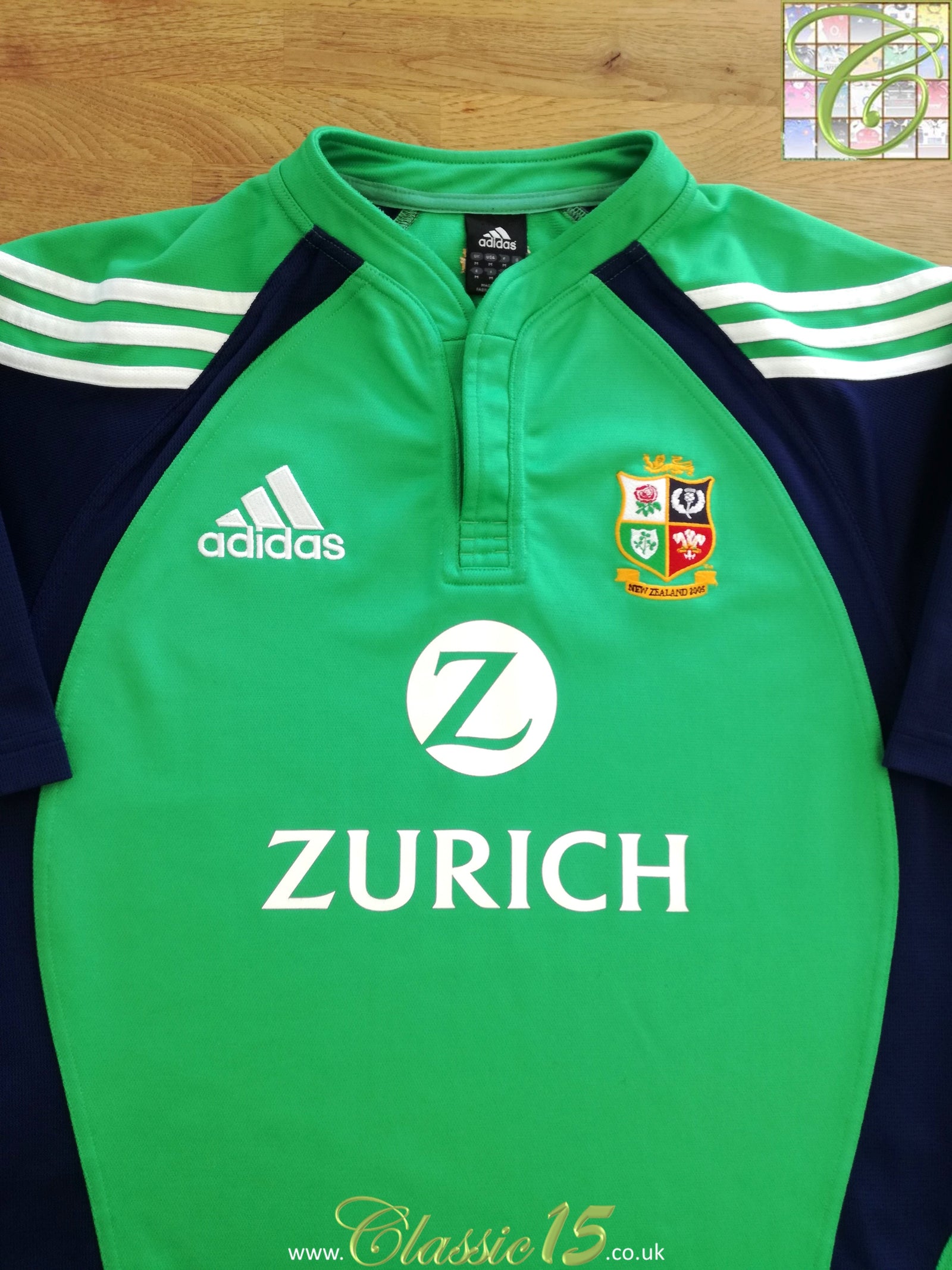 2005 British & Irish Lions Rugby Training Shirt - Green