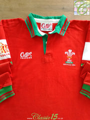 1994 Wales Schools U18 Home Player Issue Rugby Shirt