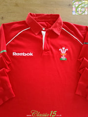 2000/01 Wales Home Long Sleeve Rugby Shirt