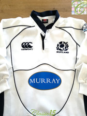 2007/08 Scotland Away Long Sleeve Rugby Shirt